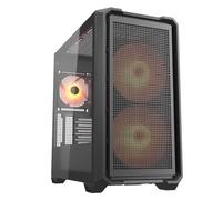 Cougar MX600 Mini RGB caja minitorre negra con cristal templado