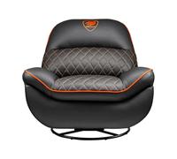 Cougar Gaming Sofá gaming Overlord respaldo ajustable 150 kg imitación piel negro