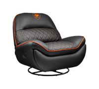 Sofá gaming COUGAR Overlord respaldo ajustable, 150 kg, imitación piel, negro