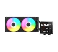 Cougar Poseidon Vistek Pro ARGB 240 refrigeración líquida AIO 240 mm negra