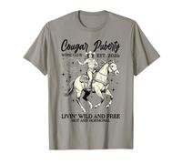 Cougar Pubertad Vaquera Perimenopausia WDNC Club Retro Camiseta