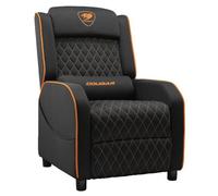 Butaca Gaming COUGAR Ranger One armazón acero, reclinable, soporte lumbar, hasta 150 kg, Negro/Naranja
