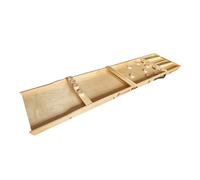Cougar Shuffleboard Juego clasico de palos, madera | 200 x 40 cm, 30 fichas | 2 piezas desmontables | Formato de competicion