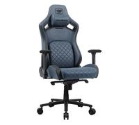 Cougar Silla Gaming Defensor S Navy Blue F Silla para videojuegos universal, 150 kg, Asiento acolchado, Respaldo tapizado, Color Azul y Negro
