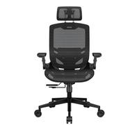 COUGAR Speeder One - Silla ergonómica para Videojuegos, respetuosa con el Cuerpo, Tela de Malla, reposabrazos Plegables 2D, Soporte Lumbar, Altura Ajustable, Cilindro de elevación de Gas Clase 4