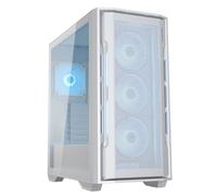Cougar Uniface RGB Mid Tower - Carcasa Blanca con 4 Ventiladores ARGB