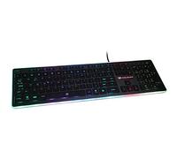 Cougar Vantar Teclado de Juego - Conmutadores de Tijera Extremadamente Planos - LED - 8 Colores - Plug & Play - Win-Lock - CH Layout - Multicolor