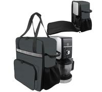 CouldyCasi Bolsa de transporte para máquina de helados Ninja CREAMi, portátil para hacer golosinas congeladas al aire libre, bolsa de viaje, diseño de apertura frontal, bolsa para máquina de helados