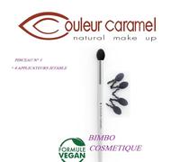COULEUR CARAMEL Bio Brocha N°5 Para Sombras Recargable Estompe Vegetal Neuf