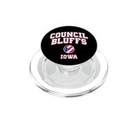 Council Bluffs Iowa (Iowa) PopSockets PopGrip para MagSafe
