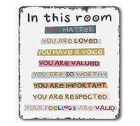 Counselor Office Metal Sign What You Say In Here Stays In Here Vintage Tin Wall Hanging For Room Gym Bar 8 X 12 inch