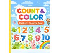 Count and Color the Numbers (1 to 10)