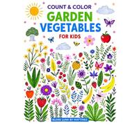 Count & Color Garden Vegetables