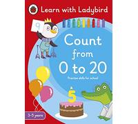 Ladybird – Contar de 0 a 20 – Aprende con Ladybird, libro de actividades 3-5 años
