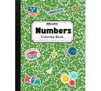 Count It Up! Numbers, Objects & More! 1-25 Fun with KiDucated Learning Coloring Book, Green and Orange