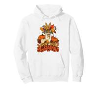 Count Your Blessings - Tarro de Calabaza, diseño de Cruz Cristiana Sudadera con Capucha