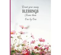 Count Your Many Blessings Gratitude Journal, 6 x 8 size, 30 Lined Pages, Paperback Notebook