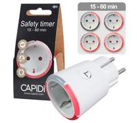CAPiDi Countdown Timer 15M Enchufe Timer Steckdosentimer Interruptor de Tiempo