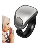 Counter De Anillo De Oración - Anillos Inteligentes Para Mujeres | Anillo Inalámbrico Digital Del Dedo | Moda Anillos Contador, Encimera De Anillo Recargable, Medidor De Clicker Impermeable Para L
