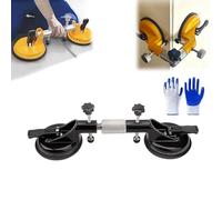 Countertop Alignment Clamps - Adjustable Granite Seam Setter With Vacuum Suction Cups,Heavy-Duty Installation Tools for Seam Joining and Leveling for Granite,Marble,Stone,Slab,Glass (Black,1PCS)