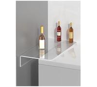 Countertop Extension, Kitchen Refrigerator Gap Board Side Widening Extension Baffle No Punching,Storage Board Countertop Gap Rack, for Bathroom, Kitchen(20x15x4cm/7.9x5.9x1.6)