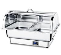 Countertop Food Warmer,9L Electric Chafing Dish Food Warmers,Breakfast Insulated Stove, Adjustable Temperature (35-85°),For Buffet Restaurant,Convenience Store, LJJY-KK