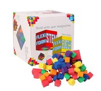 Counting Cubes - 3.15 Inch Foam Building Blocks | EVA Foam Education Block - 40g Lightweight Math Manipulatives for Preschool Sorting, These Soft Blocks Help Children Develop Early Counting Skills