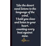 Counting Every Beat: Romantic Lined Journal with Original Poetic Cover 6 x 9': A Love Notebook for Reflection Writing and Meaningful Gifting for Couples or Personal Use | Coffee & Pen