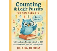 Counting & Logic Puzzles: for Kids Ages 3-6: Fun Brain Games from 1 to 20