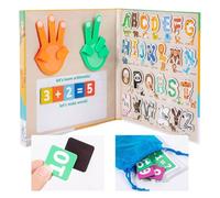 Counting Toys, Toddler Sorting Game, Stacking & Learning Activities, Educational Letter & Card Set, Preschool Toy For Kindergarten, Classroom, Easter, and Birthday, 10.24x9.57x0.79 Inches