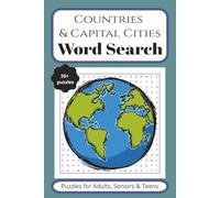 Countries & Capital Cities Word Search Puzzle Book: Word searches with easy to read print about Countries, Capitals and Cities | 6x9inches, 110 pages ... vacations, holidays, birthdays and free times