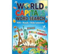 Countries & Capitals Word Search Puzzle Book Fun Brain Games for Geography Lovers: Compact size 6*9" 200 pages (Ultimate Word Search Series)