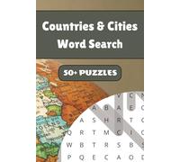 Countries & Cities Word Search Puzzle Book: 50+ Word Find Puzzles with Easy-to-Read Print about Paris, Tokyo, Rio and More | 6×9 inches, 110 pages … Gift for Vacations, Holidays and Free Times