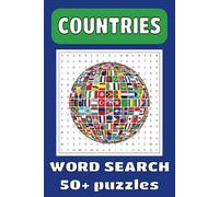 Countries Word Search Puzzle Book: Activities with Easy to Read Print about Nations, Territories and More | 6 x 9 inches, 110 pages | 50+ Puzzles... ... and Free Times | Memory, Learning, Education