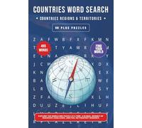 Countries Word Search: Puzzle Book with Easy to Read Print About, Geography, Travel, Places and More | 50+ Themed Puzzles For Adults, Seniors and Teens | 6x9 Inches | 110 Pages