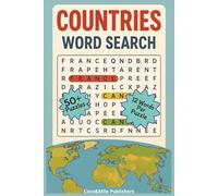 Countries Word Search Puzzle Book: Word Find Puzzle book about Countries of the world | For Adult, Seniors and Teens | 6x9 inches, 110 pages | 50+ ... | Gift for Vacations, Holidays and Free times