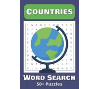 Countries Word Search Puzzle Book: Word Searches with Easy to Read Print about Countries, Cities, Landmarks and More | 6x9 inches, 110 pages | 50+ ... Gifts for Vacations, Holidays and Free Time