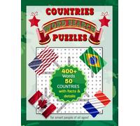 Countries Word Search Puzzles: Unlock the Wonders of the World - Word Searches Featuring Country Facts, Symbols, Famous Places, People & More!