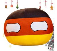 Country Balls - Peluche de algodón PP con bolas de tela nacional, cojín de anime suave, cojín decorativo de juguete, diseñado para niños, adolescentes, adultos, hogar, habitación, oficina, regalo