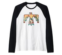 Country Boho Summer Decor For Texas Women Western Cactus Camiseta Manga Raglan