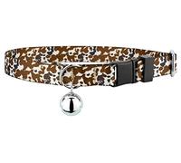 Country Brook Petz - Collar de gato con estampado de vaca, colección Country and Western con 10 diseños rústicos