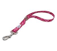 Country Brook Petz - Lazo de aseo con resorte de camuflaje de hueso rosa con 14 diseños únicos para cualquier estilo (5/8 pulgadas)