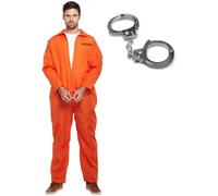 COUNTRY CLUB Blue Banana Prisoner Fancy Dress Costume (Orange) - One Size by Blue Banana