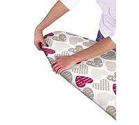 Country Club Multi Fit elástica para tabla de planchar, diseño de corazones