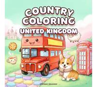 Country Coloring: United Kingdom in Simple and Charming Illustrations Featuring Historic Castles, Picturesque Villages, and Rolling Countryside for Stress Relief