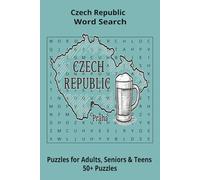 Country Czech Republic Word Searches: Puzzle Book 6x9”, 111 pages, 50+ Puzzles,… Gift for ;Travellers, Study, during Vacation, Holiday or Time to Relax