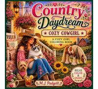 Country Daydream: Cozy Cowgirl: A Relaxing Country Coloring Book