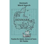 Country Denmark Word Searches: Puzzle Book (6x9”, 111 pages, 50+ Puzzles,… Gift for ;Travellers, Study, during Vacation, Holiday or Time to Relax