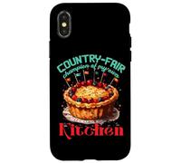 Country Fair Champion of MY Own Kitchen Carcasa para iPhone X/XS