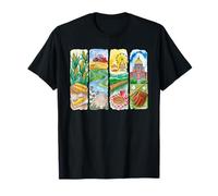Country Farm Fair Baseball American Art Camiseta